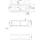 Акриловая ванна Creto Regia 190х90 12-19090 без гидромассажа