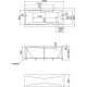 Акриловая ванна Creto Regia 180х80 12-18080 без гидромассажа
