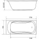 Акриловая ванна Creto Classio 170х70 10-17070 без гидромассажа
