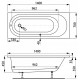 Акриловая ванна Vagnerplast Kasandra 140x70 VPBA147KAS2X-04 без гидромассажа