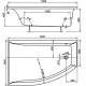 Акриловая ванна Vagnerplast Veronela 160x105 L VPBA160VEA3LX-04 без гидромассажа