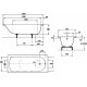 Стальная ванна Kaldewei Eurowa 312 170x70 119812030001 без отверстий под ручки