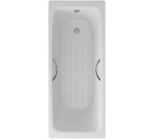 Чугунная ванна Delice Biove 170x75 DLR220509R-AS с ручками с антискользящим покрытием