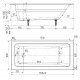 Чугунная ванна Delice Parallel 170x80 DLR220502 без отверстий под ручки и антискользящего покрытия