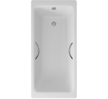 Чугунная ванна Delice Parallel 180x80 DLR220506R с ручками без антискользящего покрытия