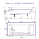 Чугунная ванна Delice Parallel 180x80 DLR220506 без отверстий под ручки и антискользящего покрытия