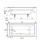 Чугунная ванна Delice Parallel 180x80 DLR220506-AS без отверстий под ручки с антискользящим покрытием