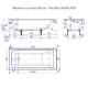 Чугунная ванна Delice Parallel 160x70 DLR220504R с ручками без антискользящего покрытия