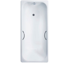 Чугунная ванна Delice Aurora 170x70 DLR230605R с отверстиями под ручки без антискользящего покрытия