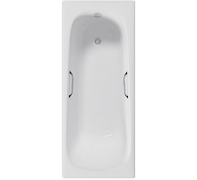 Чугунная ванна Delice Continental 160x70 DLR230626R с отверстиями под ручки без антискользящего покрытия
