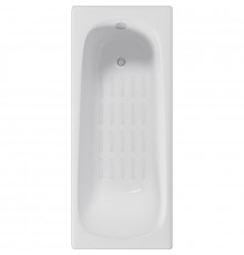 Чугунная ванна Delice Continental 140x70 DLR230619-AS без отверстий под ручки с антискользящим покрытием