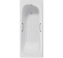 Чугунная ванна Delice Continental 180x80 DLR230627R-AS с отверстиями под ручки с антискользящим покрытием