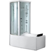 Акриловая ванна с душевой кабиной Gemy 170x85 G8040 C L с гидромассажем