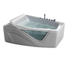 Акриловая ванна Gemy G9056BL 170х130 с гидромассажем