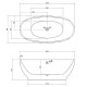 Акриловая ванна Abber AB9207 165х80 без гидромассажа