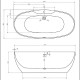 Акриловая ванна Abber 170x80 AB9323 без гидромассажа