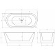 Акриловая ванна Abber 170х80 AB9345-1.7 без гидромассажа