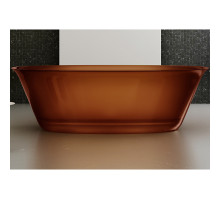 Ванна из полиэфирной смолы Abber Kristall 170х75 AT9707Opal Коричневая без гидромассажа