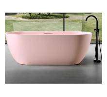 Ванна из искусственного камня Abber Frankfurt 170x75 AM9941MP Розовая матовая без гидромассажа