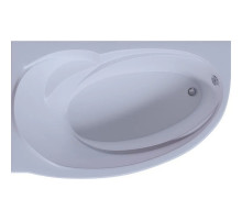 Акриловая ванна Aquatek Бетта 160x97 L BET160-0000027 без гидромассажа с фронтальной панелью с каркасом (разборный) со слив-переливом