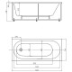 Акриловая ванна Aquatek Оберон 160х70 OBR160-0000041 без гидромассажа с фронтальной панелью с каркасом (разборный) со слив-переливом (справа)