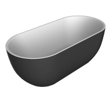 Акриловая ванна BelBagno 170x80 BB70-1700-800-W/NM Черная Белая без гидромассажа