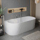 Акриловая ванна BelBagno 170x80 BB412-1700-800-MATT без гидромассажа