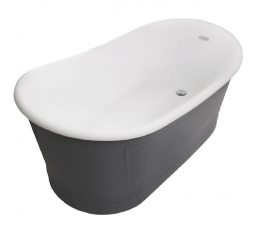 Акриловая ванна BelBagno BB32-CF36 168х90 Серая