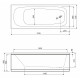 Акриловая ванна Cezares Eco 170х70 ECO-170-70-41-W37 без гидромассажа