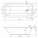 Акриловая ванна Cezares Plane Solo 170x80 PLANE SOLO-170-80-49-W37 без гидромассажа