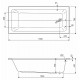 Акриловая ванна Cezares Plane Solo Mini 150x70 PLANE SOLO MINI-150-70-42-W37 без гидромассажа