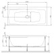 Акриловая ванна AM.PM Func 150х70 W84A-150-070W-A без гидромассажа
