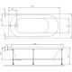 Акриловая ванна AM.PM X-Joy 170х75 W94A-170-075W-A без гидромассажа