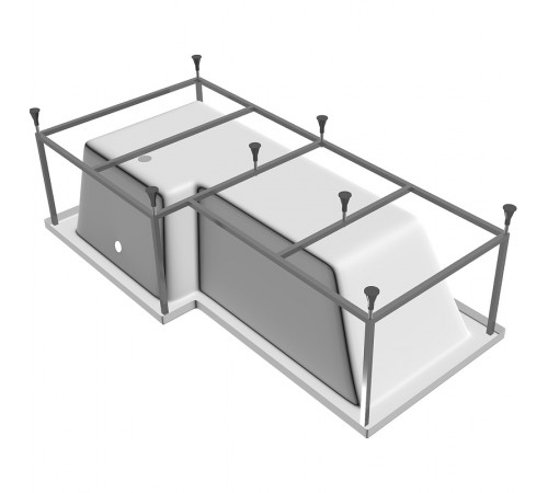 Акриловая ванна Vayer Options 165x85 R Гл000023295 без гидромассажа