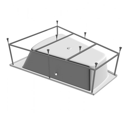 Акриловая ванна Vayer Trinity 160x120 R Гл000008157 без гидромассажа