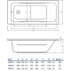 Акриловая ванна Koller Pool Edge 160х75 без гидромассажа