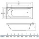 Акриловая ванна Koller Pool Dakota 150x70 без гидромассажа