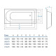 Акриловая ванна Koller Pool Orion 150x70 без гидромассажа