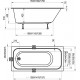 Акриловая ванна Ravak Chrome Slim 150x70 C721300000 без гидромассажа