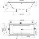 Акриловая ванна Ravak Formy 01 Slim 180x80 C881300000 без гидромассажа