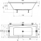 Акриловая ванна Ravak Formy 02 Slim 180x80 C891300000 без гидромассажа