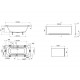 Акриловая ванна Ravak Campanula II 180x80 CB21000000 без гидромассажа