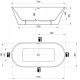 Акриловая ванна Ravak Solo 178x80 XC00100025 без гидромассажа