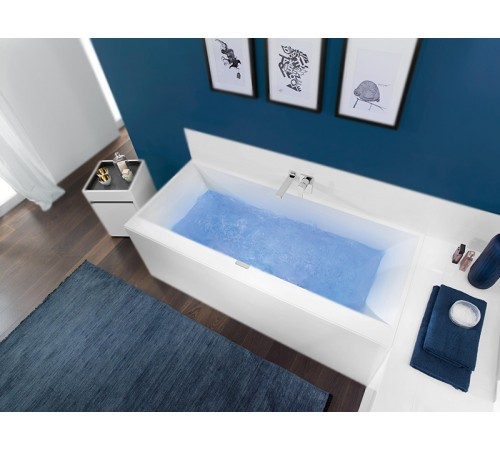 Квариловая ванна Villeroy&Boch Squaro Edge 12 180x80 UBQ180SQE2DV-01 без гидромассажа