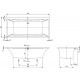 Квариловая ванна Villeroy&Boch Squaro Edge 12 190x90 UBQ190SQE2DV-01 без гидромассажа