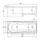 Акриловая ванна Alex Baitler Saima 170х70 без гидромассажа