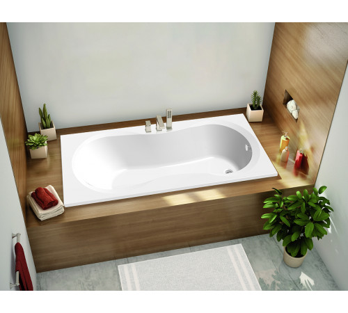 Акриловая ванна C-Bath Salus 150x70 CBQ006004 без гидромассажа