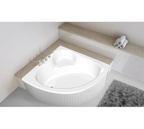 Акриловая ванна C-Bath Aurora 120x120 CBS001001 без гидромассажа