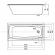 Акриловая ванна Berges Feya 150x70 050013 без гидромассажа
