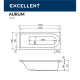 Акриловая ванна Excellent Aurum 150x70 WAEX.AUR15.HYDRO+.CR с гидромассажем